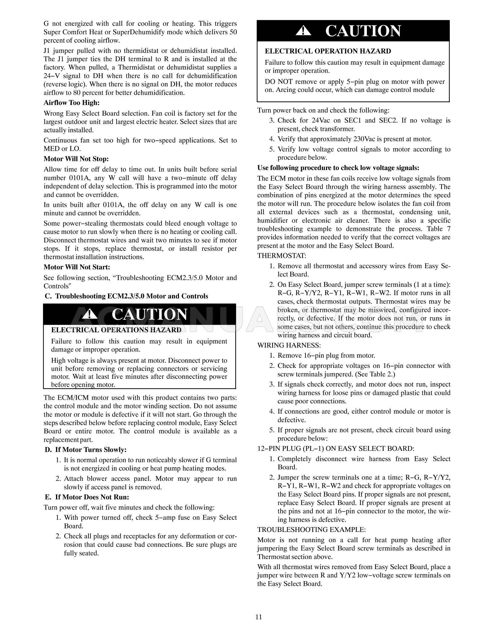 Carrier FE4ANB006 Infinity Service and Maintenance Instructions