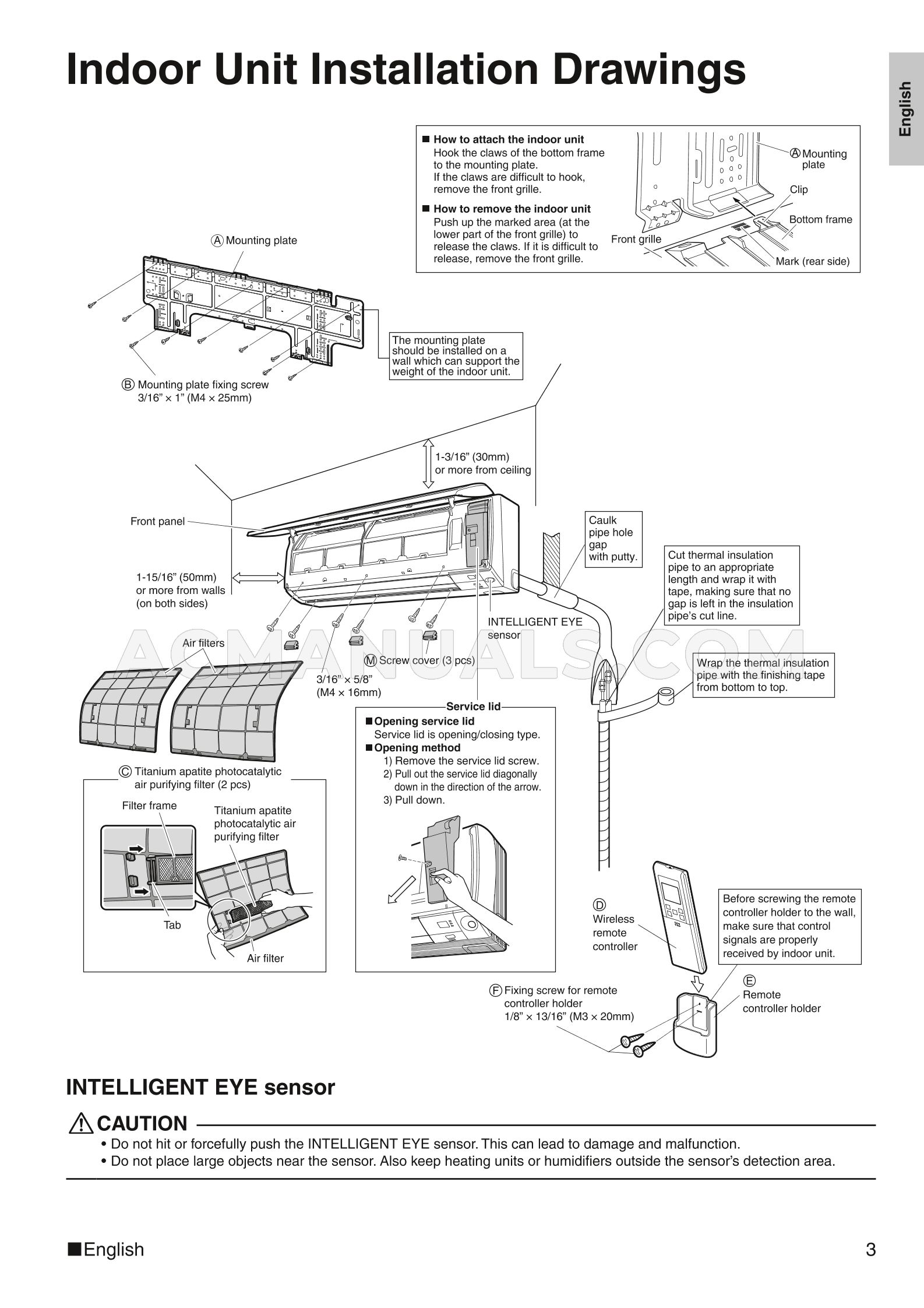 Daikin FTXS18LVJU Installation Manual