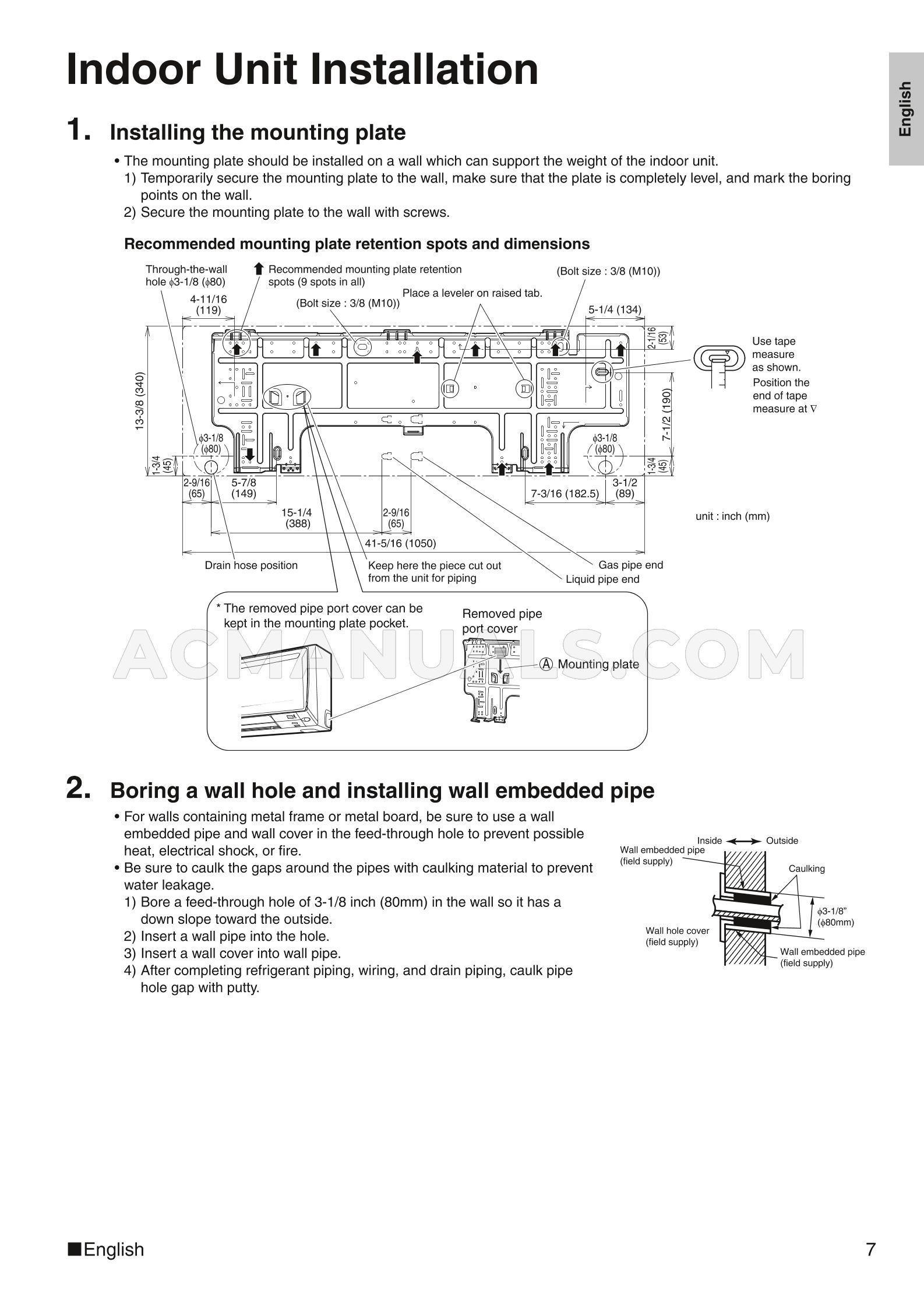Daikin FTXS18LVJU Installation Manual