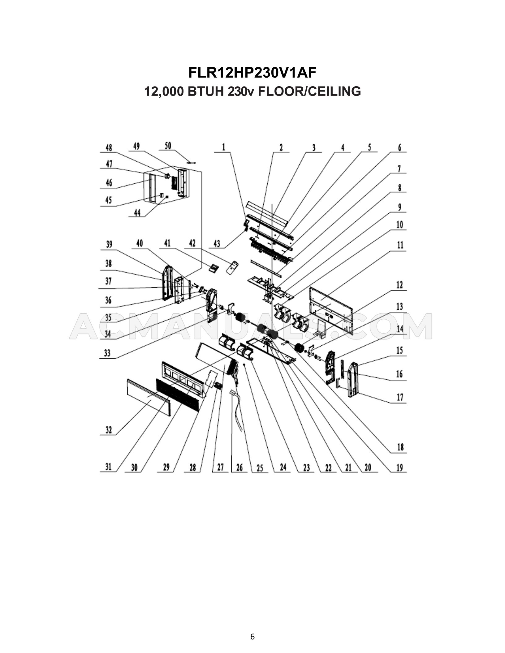 Gree 1309299 Parts List