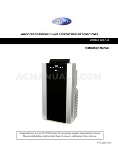 Whynter ARC14S User Manual 3